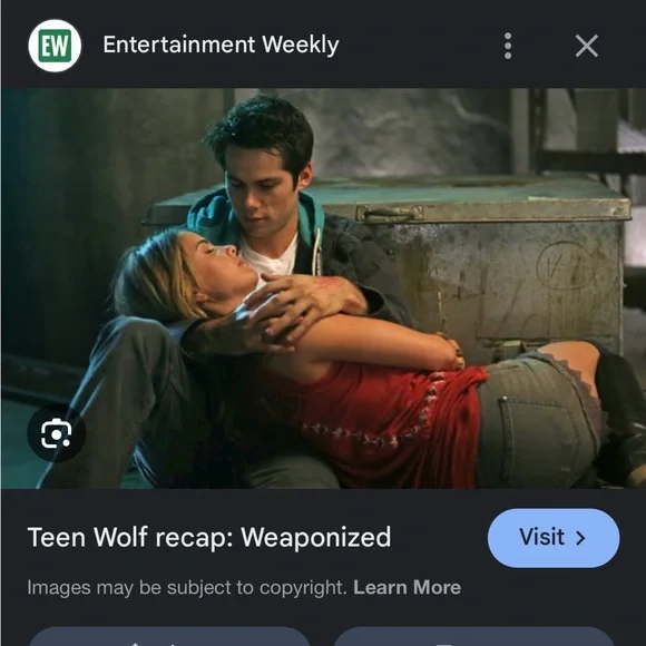 MALIA TATE TEEN WOLF TOP - Picture 4 of 5